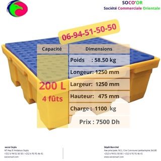 bac de rétention prix maroc