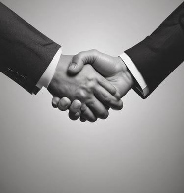 Smiling real estate agent showing a modern house to happy clients.