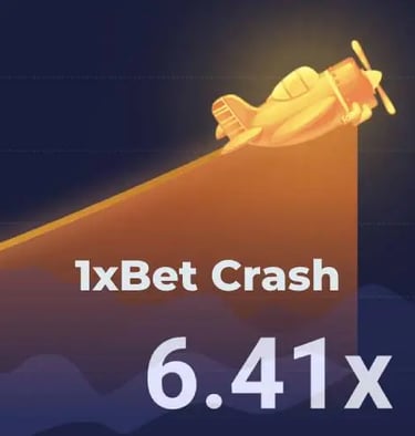 1XBET لعبة الطيارة 