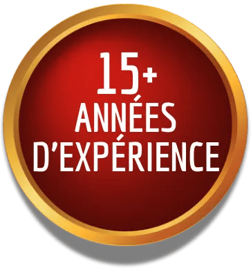15+ années d'expérience