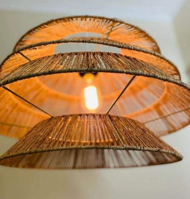 Rope 3 frame pendant