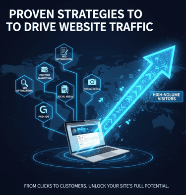 drive website traffic by Digitech marketing solution