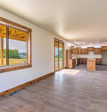 Gorgeous semi-finished custom home in western Montana, near Arlee, MT