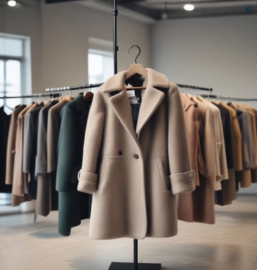 A close-up of high-quality fabric used in jackets.