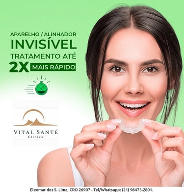 alinhador aparelho invisível dentista recreio transparente