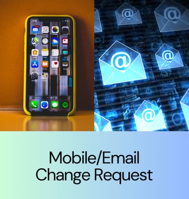 MOBILE/EMAIL UPDATION