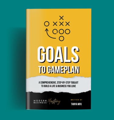 Goals to Gameplan Book Image.