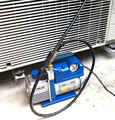 Tirage au vide avec pompe double étages Value.