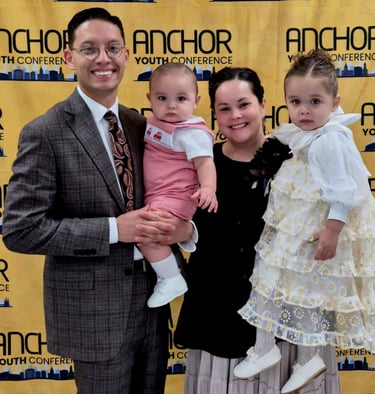 Caleb and his family