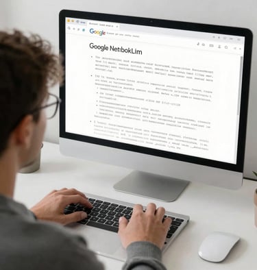A sleek digital notebook interface displaying medical data and AI-generated insights.