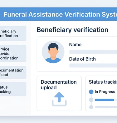 Funeral Assistance Verification System