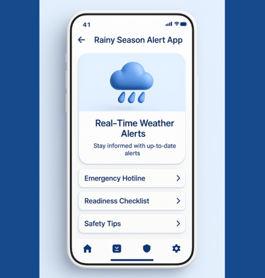 Rainy Season Alert App