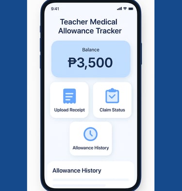Teacher Medical Allowance Tracker