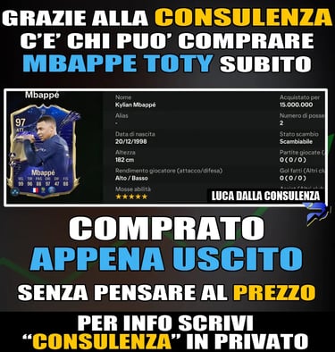 mbappe toty comprato su ea sports fc