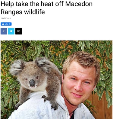 Help Take The Heat Off Macedon Ranges Wildlife