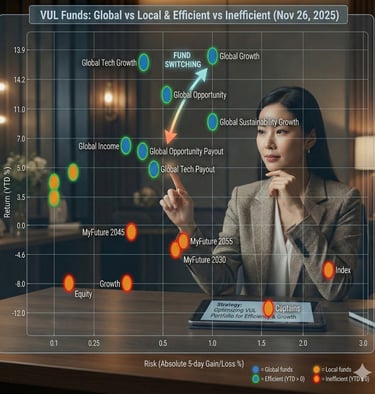 VUL Funds of sun life financial better returns