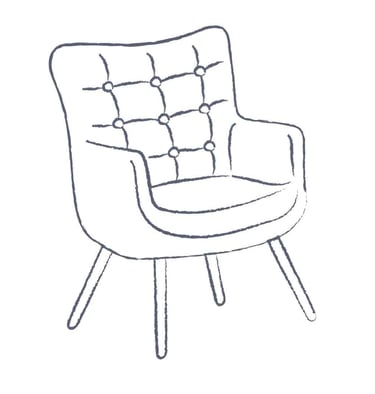 a comfortable and supportive chair