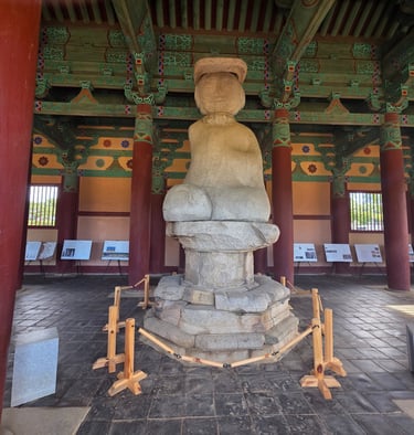 Interior of Jeongnimsa Temple