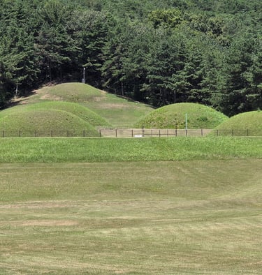 The Neungsan-ri Royal Tombs in Buyeo Royal Tombs Park