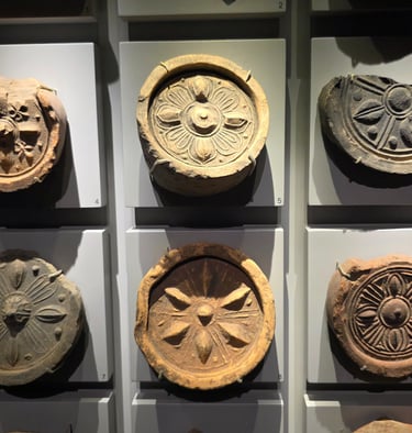 Flower pattern wadang tiles