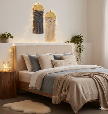 BOHO Macrame Wall Hanging | Living Room Decor | handmade boho Unique Design Wall decor Set of Two