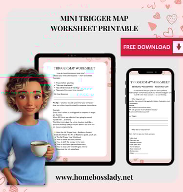 Mini Trigger Map  Free Worksheet