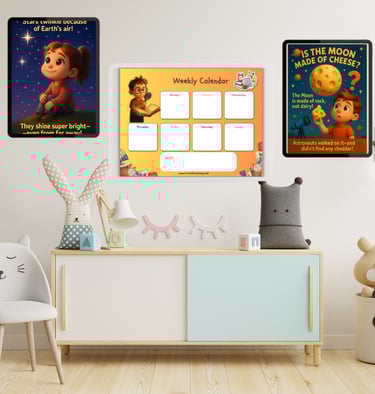 Free Printable Kids Room and Classroom Posters 