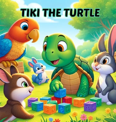 Tiki The Turtle Storybook Cover