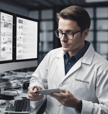 Patient consulting with a doctor through a telemedicine platform on a tablet