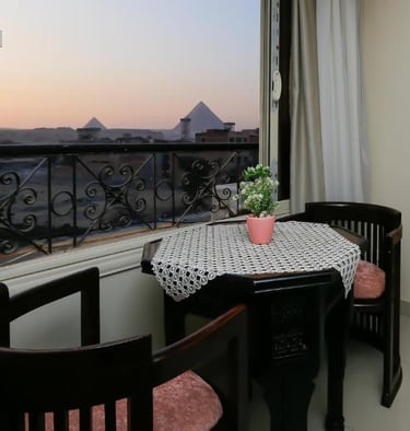 Diamond Pyramids located conveniently near the Pyramids of Giza, guests can enjoy breathtaking views