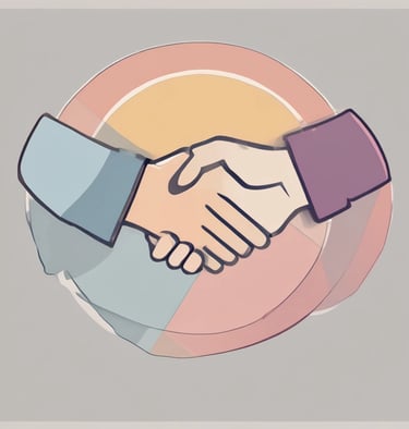 Manos estrechándose