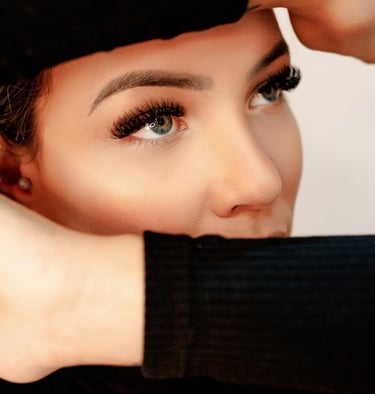 Pestañas de volumen ruso