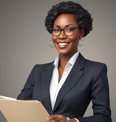 A friendly support worker assisting a participant with a wheelchair in a sunny park.