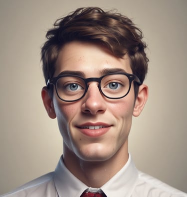 Man discussing website design ideas with a colleague in a bright meeting room.