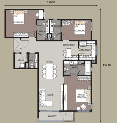 Talisa Bangsar Hill Park Layout Plan Type 3B