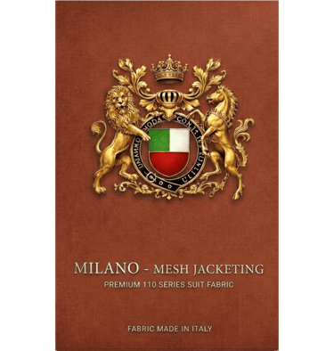 Milano mesh jacketing premium 110 series suit fabric