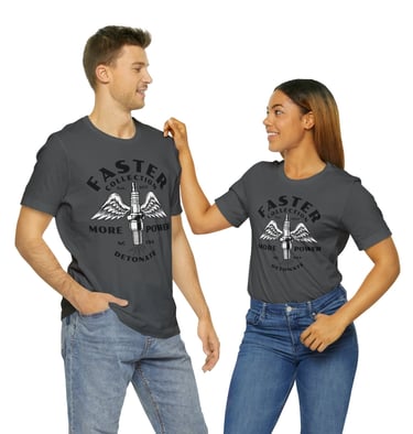 Spark Plug with Wings Mechanic Shirt