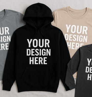 Custom printed t-shirt by Village Customs with bold, high-quality DTF design on soft, durable fabric