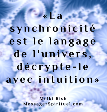 La synchronicité est le langage de l'univers, décrypte-le avec intuition