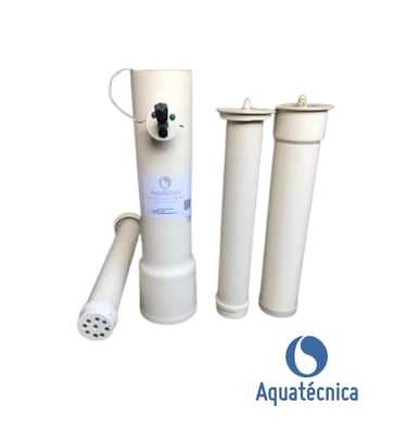 Regeneração de coluna deionizadora de 50 L/H  e 100 L/H