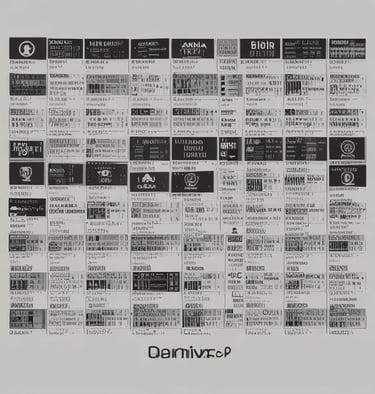 A collection of audio samples on a computer screen.