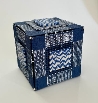 BLUE BOX porcelain by Alexandra McCurdy