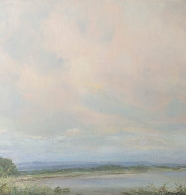 SOARING ON SUMMER'S BREEZE - Painting by Mary Kersell