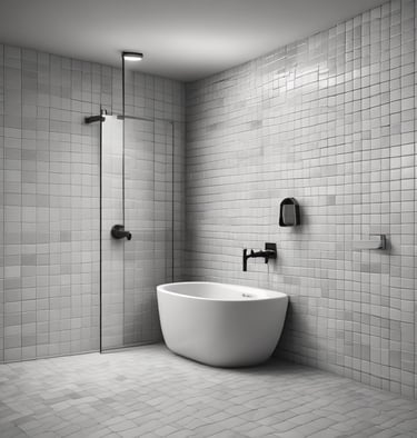 A vibrant display of various flooring options available at Mundo Piso.