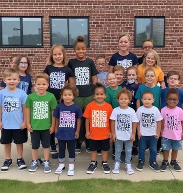 Three black T-shirts are neatly folded and laid out on a light-colored surface. The shirts have tags attached to them, and the phrase 'MADE WILD DNVR, CO' is visible on the two outer shirts, while the middle shirt features a unique white design resembling a skeleton hand.