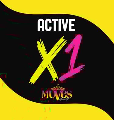 Shows the name of the Active plan membership, 1x a week zumba lesson