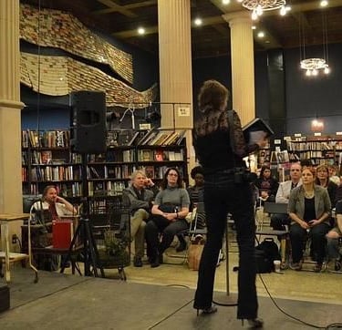 Photo of an event about literature