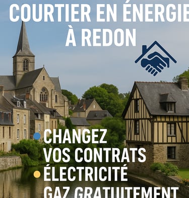 changer de contrat énergie à Redon courtier électricité et gaz infographie
