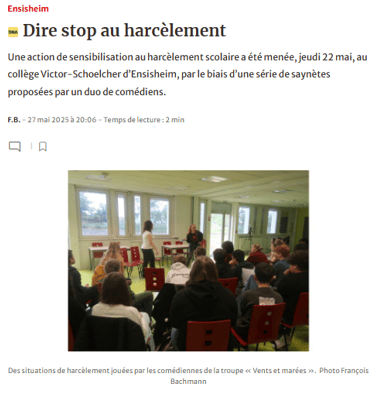Article du 27 mai 2025