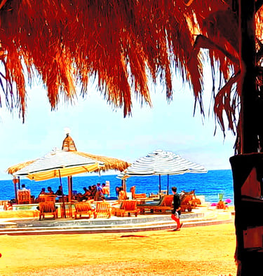 egypt beach swimming pool